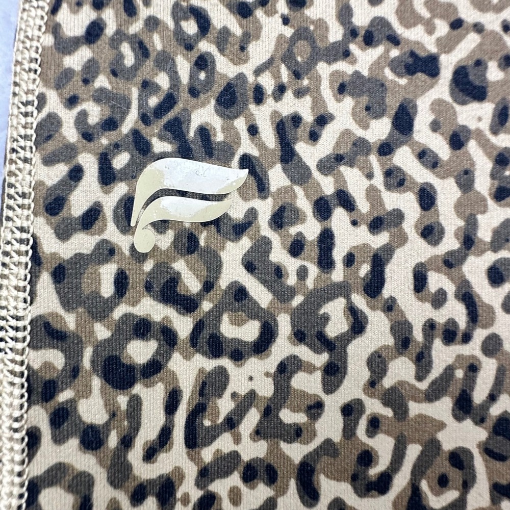 NWT Fabletics PowerHold Define Split Hem Pant Leopard Print High Waist Leggings - Picture 10 of 14